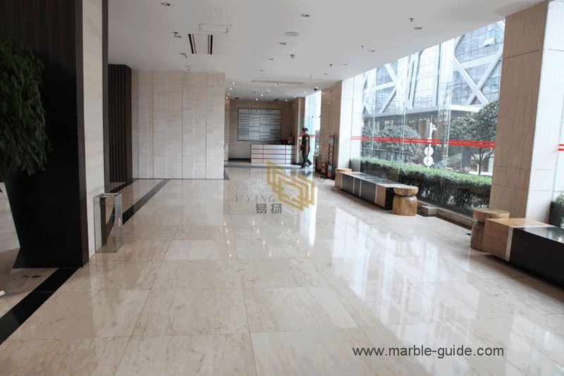 Angel beige marble floor