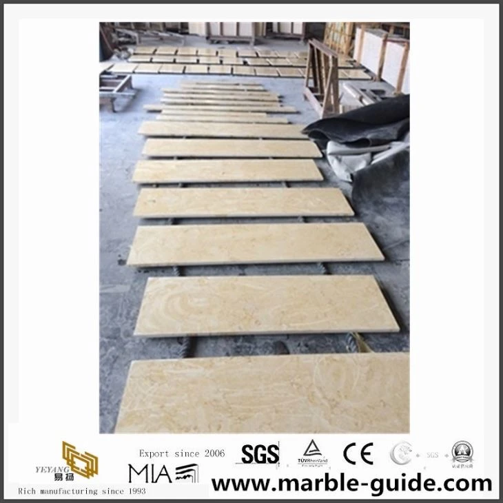 Natural Stone China Beige Marble Counter Top For Kitchen/Bath