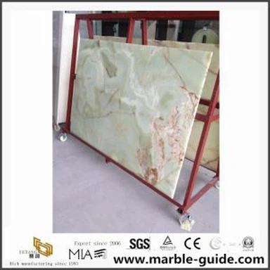 سنگ طبیعی سنگ مرمر سبز اونیکس لوکس جدید تخته سنگ مرمر سبز محبوب جدید