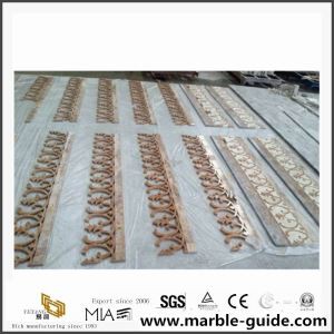 کاشی واترجت مرمر قرمز و سفید برای دکوراسیون کفپوش