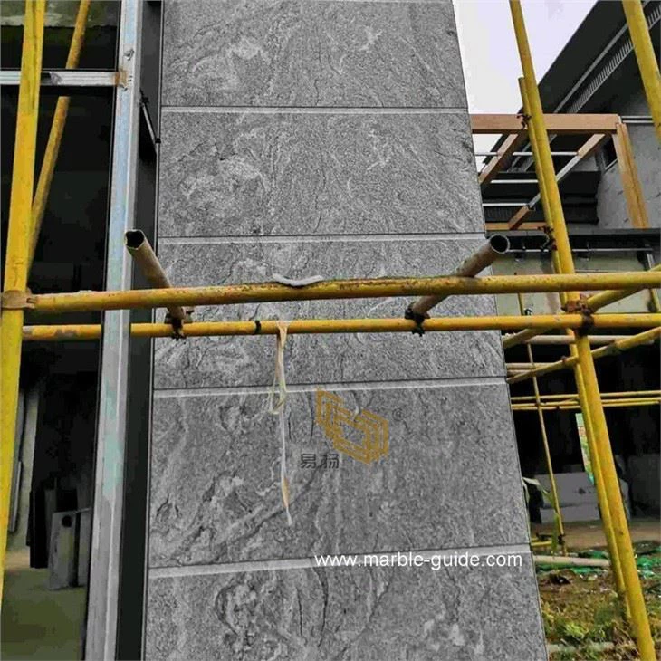 China Juparana Gray Granite Slabs For Floor