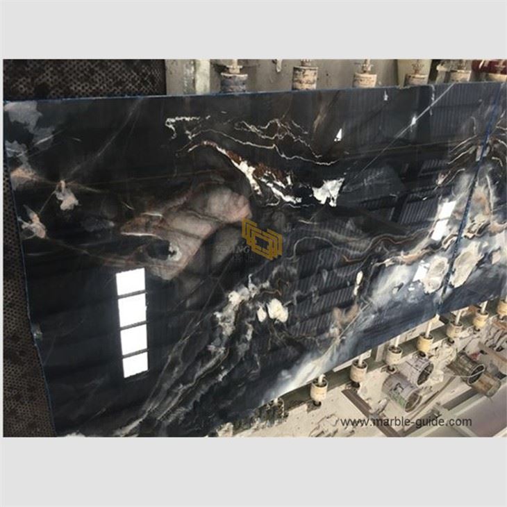 Glamour Magic Black Polished Marble Slabs