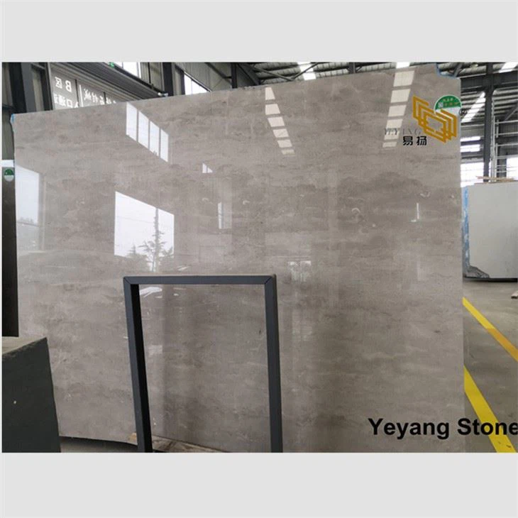 Polished Caesar Grey Marble Slabs For Sale